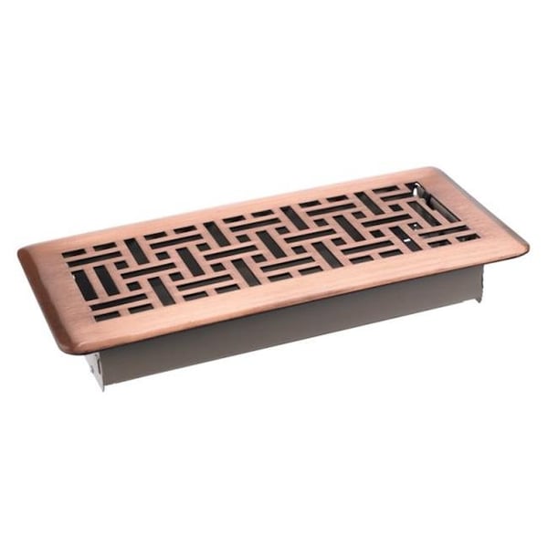 Truaire Truaire C167-MAB04X10 Floor Register Antique Brass - 4 x 10 in. 4352852 - main
